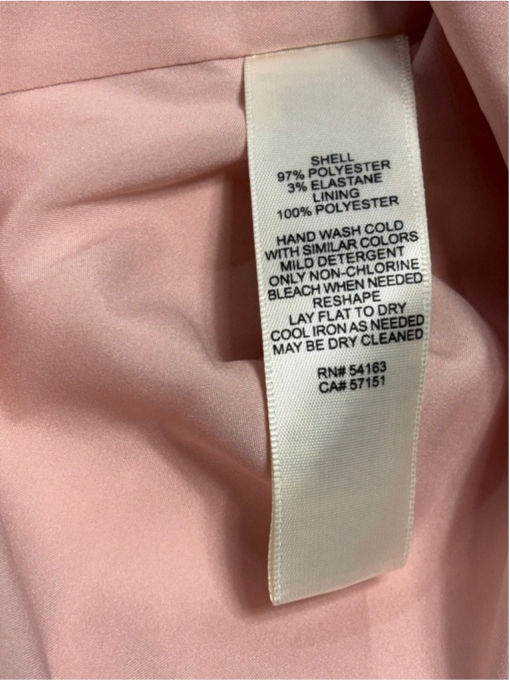 NWT Eliza J Blush Pink Textured Midi Dress | Size 4 Sleeveless Pocket A-Line - Picture 10 of 11